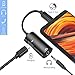 Type C USB C to 3.5 mm Headphone Jack Adapter Support Audio + Charge for Motorola Moto Z, Motorola Moto Z Droid,Huawei Mate 10 and More,Type C Audio Converter 2 in 1 Headphone Connector