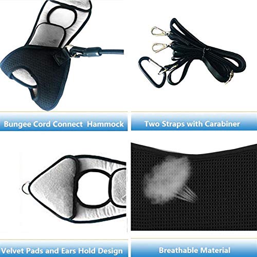 Whonos Neck Head Hammock, Neck Traction Hammock for Neck Pain Relief, Adjustable Cervical Neck Traction Device, Portable Physical Therapy Neck Support Corrector Hammock