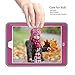 TOPSKY Case Compatible with iPad Air/A1474/A1475/A1476 9.7 inch,Built-in Kickstand Heavy Duty Protection Shockproof Rugged Defender Protective Cover Cases for iPad Air (Pink)