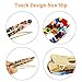 21Pcs Acrylic Resin Hair Clips Set,MASWATER Premium Acrylic Hair Barrettes,Fashion Geometric Marble Rectangle Clips Duckbill Alligator Clips for Women Ladies Hair accessories