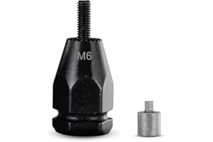 KIARUO M6 Self-Locking Rivet Nut Gun Head(1pc) use for LM07 Rivet Nut Gun