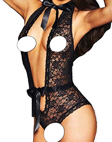 EVRYLON-Body-donna-sexy-pizzo-trasparente-rosso-nero-aperto-avanti