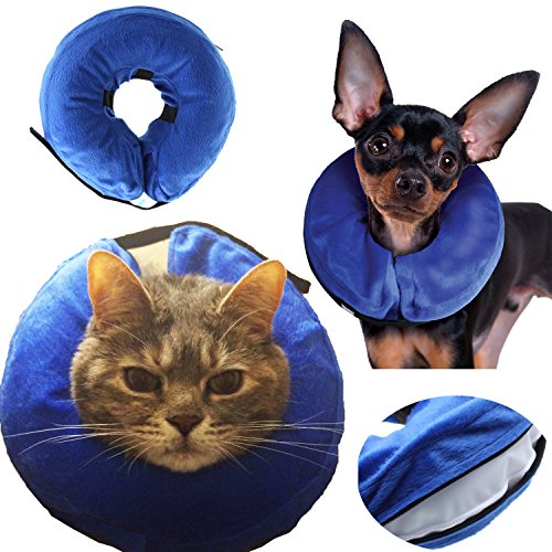 AnnaEye-ProCollar-Pet-E-Collar-for-Dogs-and-Cats-Comfortable-Recovery-Collar-is-Inflatable-and-Does-Not-Block-Vision