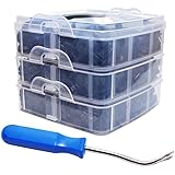 671 Pcs Car Push Retainer Kit and Free Fastener Remover,Assortment Universal Bumper Retainer Clips Push Type Retainers Set in