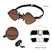 b.m.c 808 Ave Wooden Bowtie Colors Wood Adjustable Matching Pocket Square Cufflink Set
