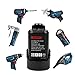 2 Packs 2500mAh BAT411 Replace for Bosch 12V/10.8V Battery Lithium BAT420 BAT411A BAT412