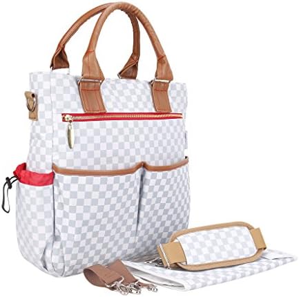 Diaper Bag for Baby - Diaper Tote Bag With Changing Pad, Insulated Pockets, Wipes Pocket, Waterproof Material, Stroller Straps, and Shoulder Strap Diaper Bags
