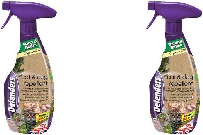 Defenders Cat & Dog Scatter Repellent Welfare-Friendly Spray 750ml (2 x 750ml)