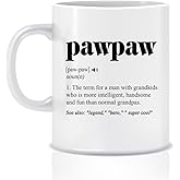Pawpaw Definition Mug - Promoted To Pawpaw Gift - Gifts from Grandkids Coffee Mug 11oz - Grandpa Mugs, Fathers Day Christmas Mugs Tea Cup Gifts