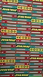 Star Wars Wrapping Paper Lightsaber Christmas Gift Wrap (1 Roll, 70 Sq. Ft.)