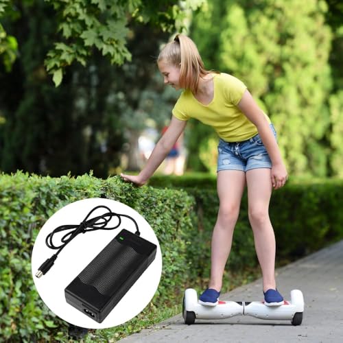Electric Scooter Charger Mobility Scooter Charger 42V 2A AC Power Adapter Battery Charger for Electric Self-Balancing hoverboard Scooter Chargers Adapter with 6 Connections
