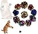 G Ganen 25 Pack Original Mylar Crinkle Balls Cat Toys（Random Color）