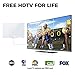 TV Antenna, Indoor HDTV Antenna 1080P 50-80 Miles Range with 2018 Newest Type Switch Console Amplifier Signal Booster, USB Power Supply and 16.4ft Coax Cable, White Appearance (2018 New Version)