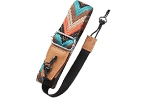 Adjustable Kids Ukulele Strap with Double J Hooks, Durable Instrument Shoulder Strap Accessory for Soprano, Concert, and Teno