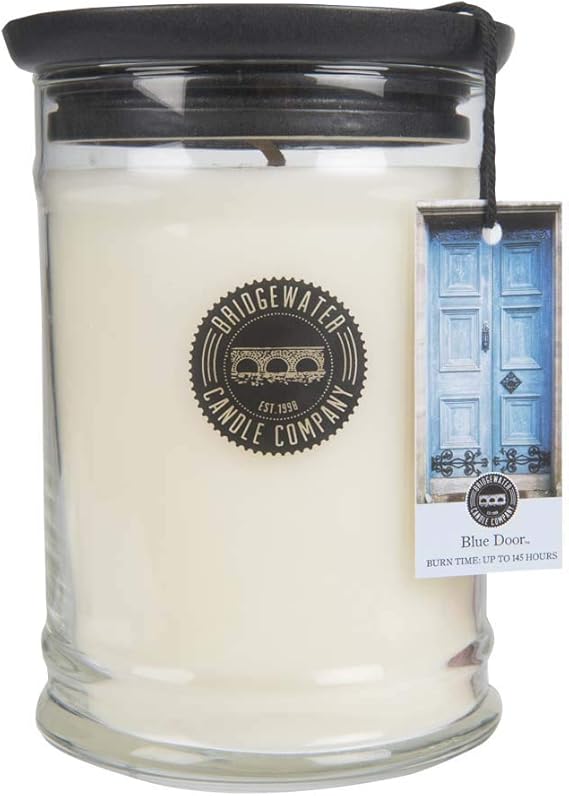 Bridgewater Candle 18oz Large Jar Blue Door Home & Kitchen