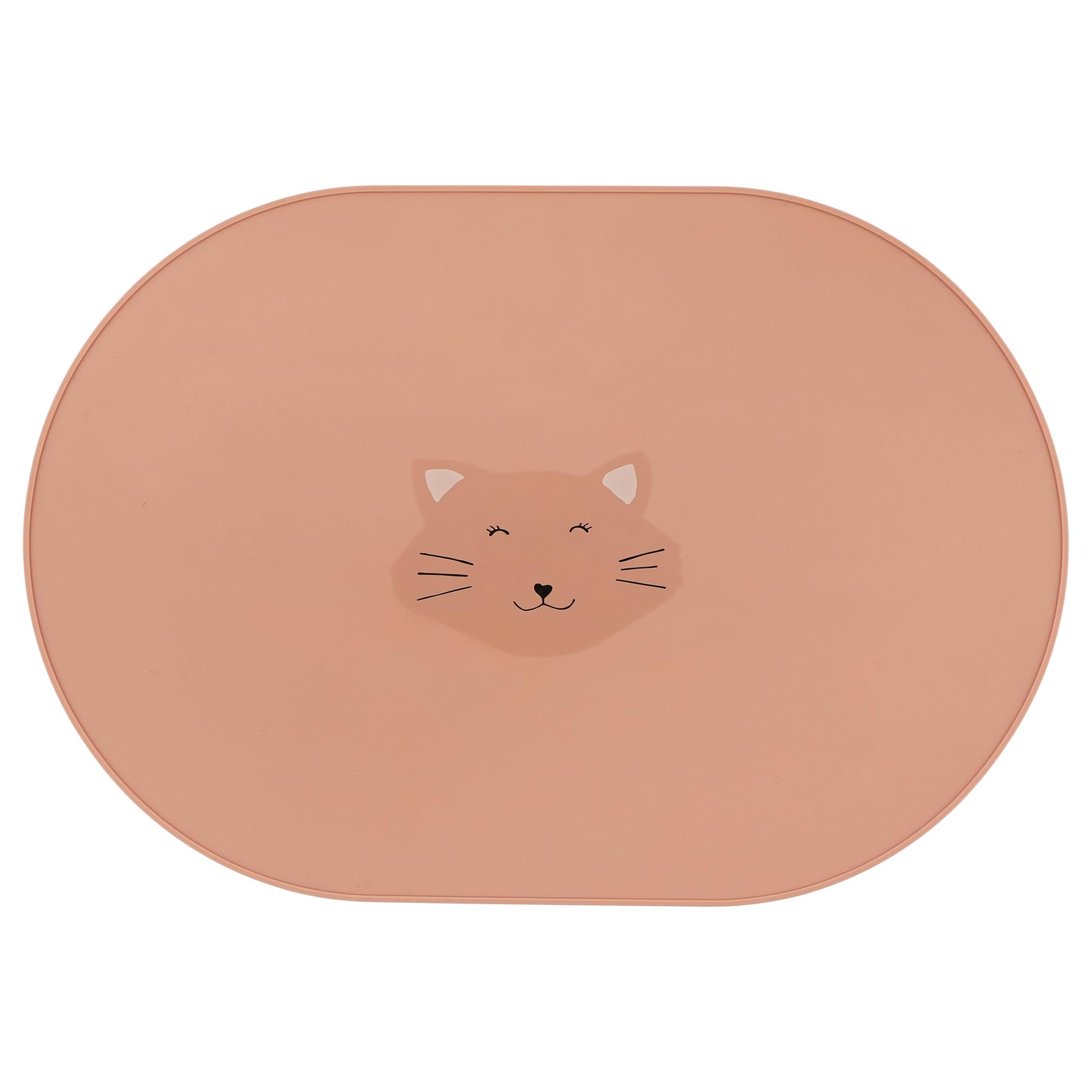 Trixie Silicone Placemat Mrs. Cat - Non-Slip Toddler Table Mat - Soft, Durable, and Easy to Clean - Perfect for Baby-Led Weaning, Mealtime, and Playtime - Eco-Friendly & Safe