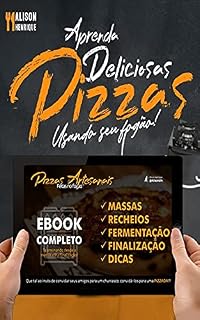 Livro Aprenda a fazer pizzas artesanais no seu fogão