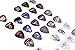 Cheerhas 30pcs Medium Guitar Picks Different Famous Rock Band Collection Double Side Color Printing Best Celluloid Guitar Picks For Musice Gift Music Lover 0.71mm (0.71mm+30PCS, Mixed Color)