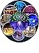 Comwinn Disco Lights Sound Activated Strobe Light Disco Ball Dj Lights Party Lights Xmas 7colors Disco light Disco Party Lights Show for Christmas Parties DJ Karaoke Wedding Outdoor with Remote