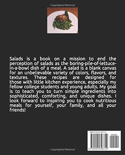 Salads: Quick, Nutritious Meals for the First Time Cook Paperback – 5 april 2019 - Image 3