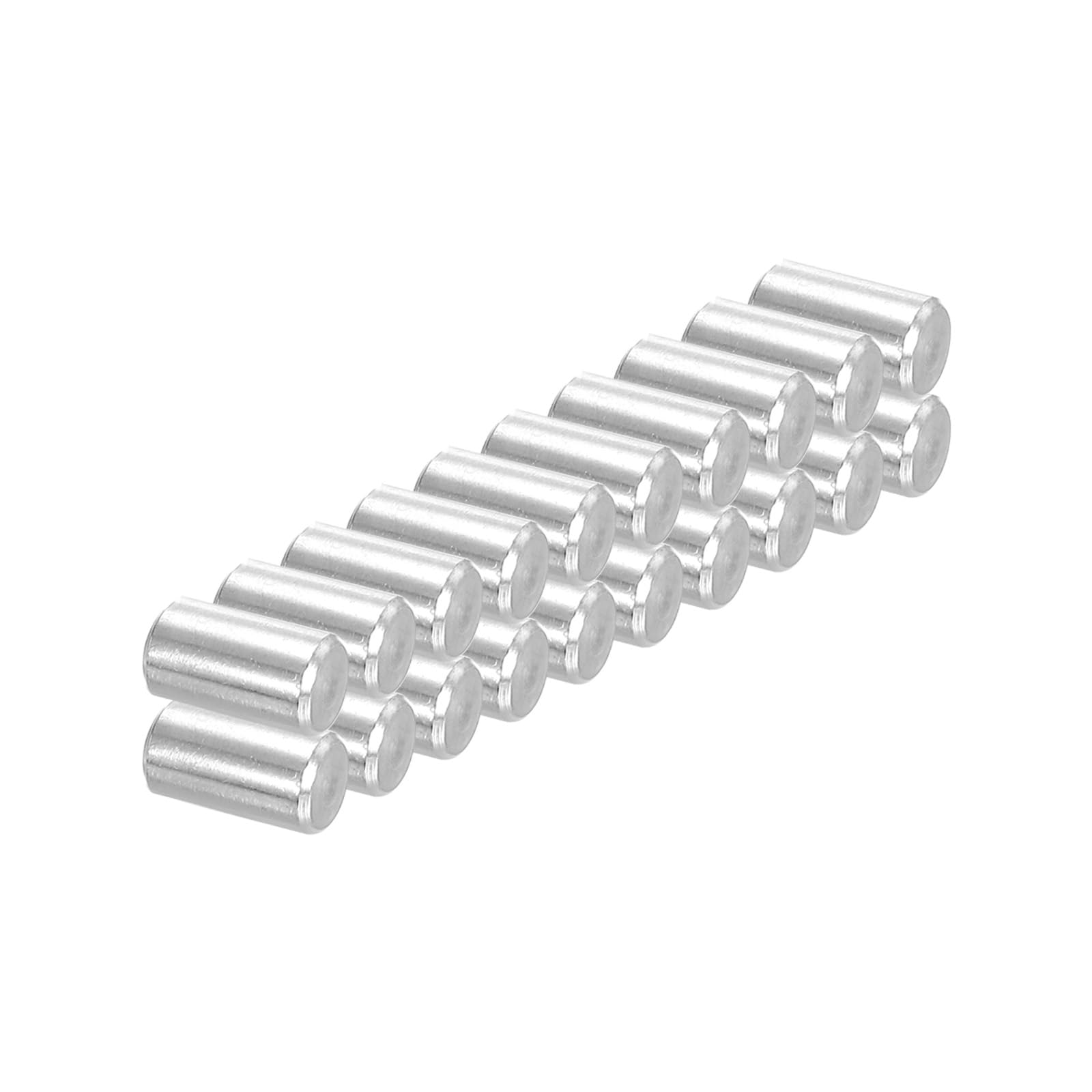 PATIKIL 304 Stainless Steel Dowel Pin 6x12 mm (1/4" Dia), 30 Pcs Hardened Metal Dowel Pins Bunk Bed Pegs Pin Replacement Hardware for Shelf Furniture Assembly DIY