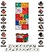 9PCS & 6PCS Multifunctional Stretchable Sport & Casual Headwear, Headband Scarf Bandanna Headwrap Mask Neckwarmer & More 12-in-1