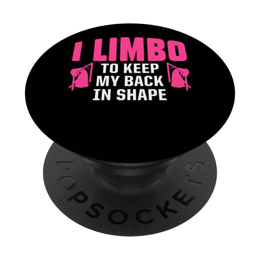 Limbo Dance Limbo Dancing Dancer Girl Limbo Stick PopSockets Swappable PopGrip