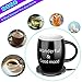 Mug Warmer, Coffee Mug Warmer with Wireless Charger (3 in 1), Wireless Charging, Constant Temperature for Keeping Warm (about 122°F/50°C)，Best Gift Idea, Office/Home Use Electric Cup Beverage Plate,Cocoa,Milk,Water