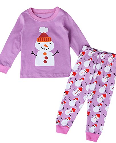 image for SORREL Boys Girls Pajamas Moon Stars Cotton Sleep Clothes Cartoon Slee