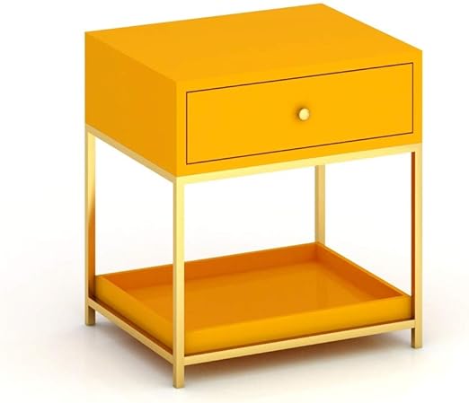 Amazon Com Bedside Table Bedside Table European Metal Sofa Side Simple Square Corner Several Small Coffee Table Bedroom Simple Bedside Suitable For Living Room Bedroom Study 3 Colors Optional End Tables