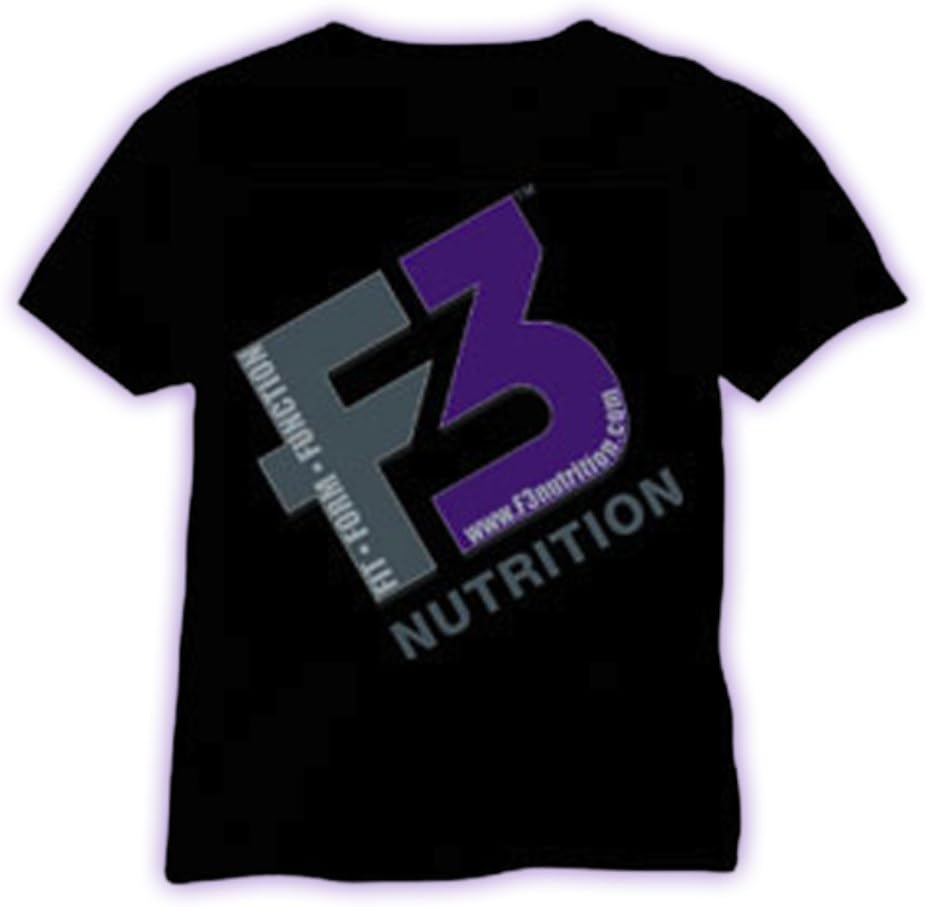 F3 Nutrition MMA Logo T-Shirt (Black, XL)