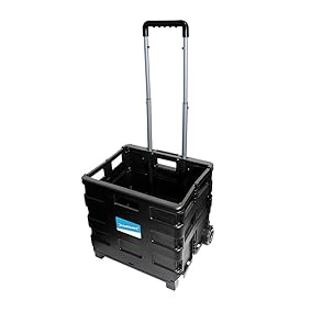 Silverline 633400 - Carretilla con caja plegable (25 kg) 