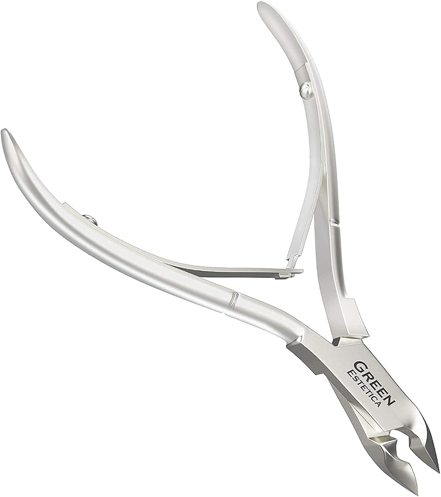 Professional Cuticle Trimmer & Nippers, Stainless Steel Nail Care Tool | Sharp Blades, Cuticle Pusher, Double Spring, Cuticle