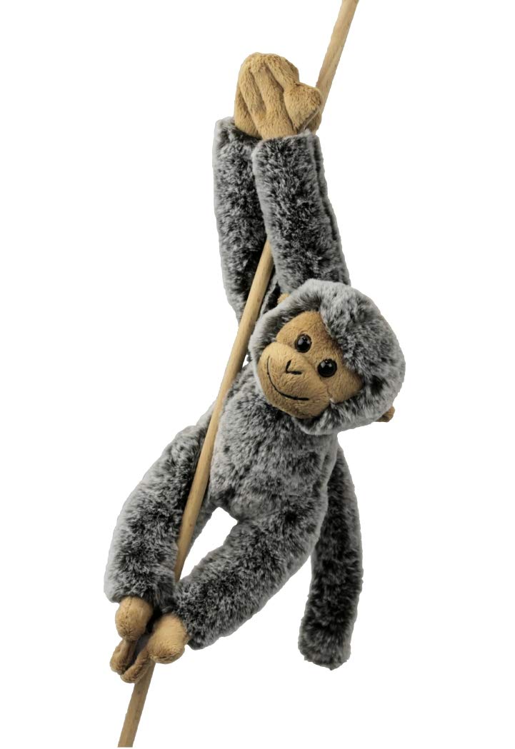 Inwolino Quasi 9270 Cuddly Toy Monkey 34 cm with Velcro Fastener Beige / Brown