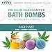 Hemp Bath Bombs by VEYO Nutrition - Trusted National Brand - SAGE HAZE - 100% Organic Natural Hemp Oil Extract & Lavender Essential Oils - 2 Pack