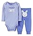 Just One You by Carters Baby Boys My First Easter Bodysuit Pants Set with Bib (Newborn, Blue - Some Bunny To Love)