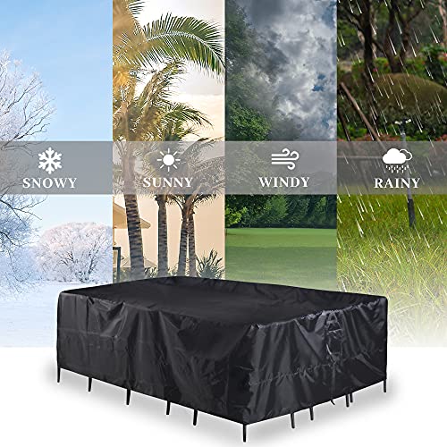 Patio Table and Chairs Covers Waterproof for 46 Seat, ALSTER Outdoor