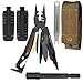 Leatherman MUT Military EOD Stainless Steel Multi-Tool, With Black Oxide Coating and Molle Brown Sheath + 42 Piece Bit Kit + Black Bit Extender + Mut Multi-Tool Wrench