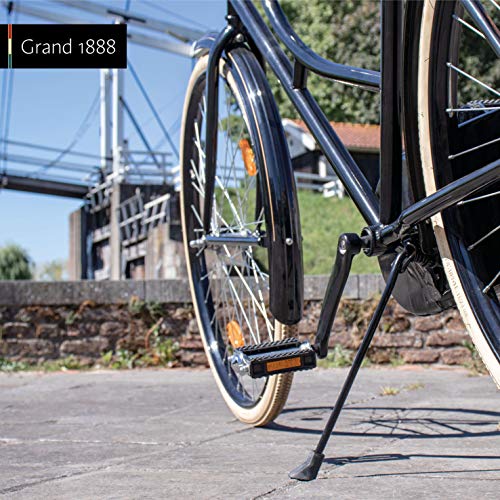 Grand 1888 Unisex fiets, Klassieke Oma fiets met comfortabel zadel, bagagedrager, reflectors, fietsstandaard en bel… - Image 7