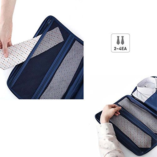 Multi-function Shirt Packing Organizer Travel Tie Storage Luggage waterproof Bag for Men - Thumbnail 4