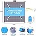 Sandfree Beach Blanket Large Size 108 x 85.2 inches for 7 Adults Outdoor Portable Travel Accessories Family Picnic Camping Mat Waterproof Lightweight Soft & Durable with 6 Stakes & 4 Corner Pockets