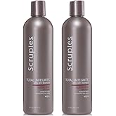 Scruples Total Integrity Shampoo - Professional Argan Oil Shampoo - Nourishes Chemically Treated Hair and Prolongs the Life of Hair Color - Ultra-Rich & Sulfate-Free Color Safe (2 Pack)