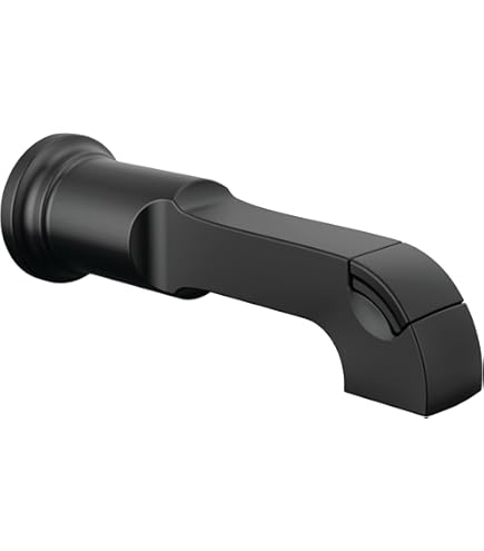 DELTA FAUCET RP90158BL Pivotal Diverter Tub Spout, Matte Black