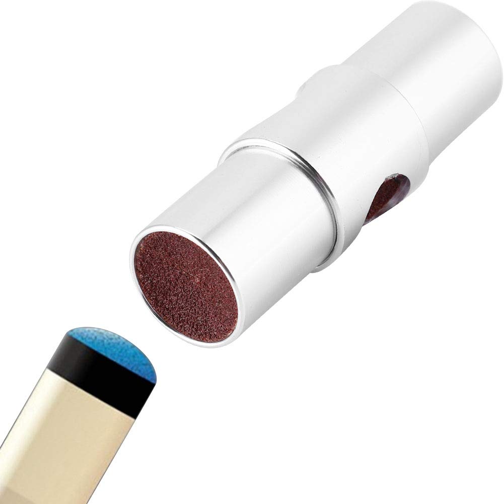 Billiard Pool Cue Tip Shaper, Portable Non-Deformation Pool Cue Tip Pick Tool, 2 In 1 for Billiard Cue Billiard Lovers