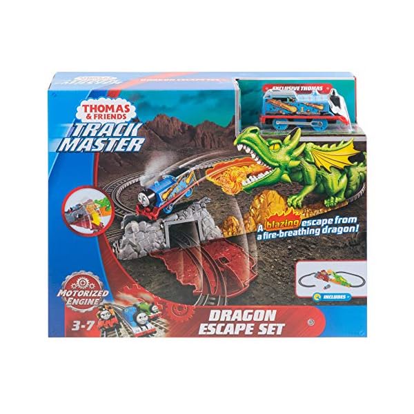 Thomas-Friends-FXX66-TrackMaster-Dragon-Escape-Set-Multi-Colour Thomas & Friends FXX66 TrackMaster Dragon Escape Set, Multi-Colour