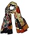 Dahlia Women's 100% Luxury Long Silk Scarf - Gustav Klimt's Ladies