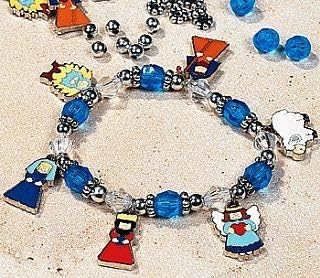 Download Amazon Com Christian Nativity Charm Bracelet Christmas Craft Kit Makes 12 Toys Games PSD Mockup Templates