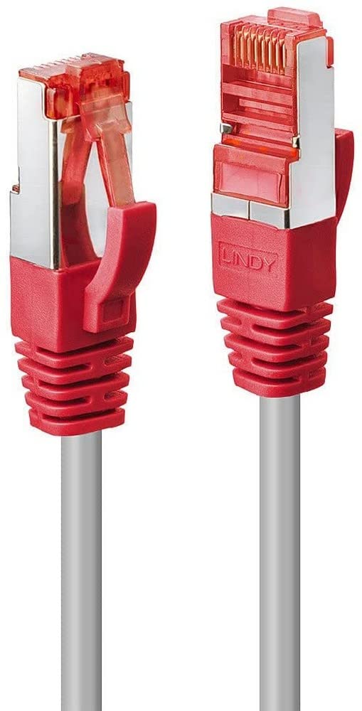Lindy Cat. 6 S/FTP 15 m 15 m CAT6 S/FTP Crossover (S-STP) Network Cable – Network cable (15 m, Cat6, Grey, Red, S/FTP (S-STP) RJ45 RJ-45, Grey)