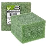 Greenbrier 2 Piece Floral Craft Green Foam Blocks, 3