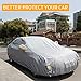 YIBEICO Car Cover Sedan Cover, Waterproof/Windproof/Snowproof/Dustproof/Scratch Resistant Outdoor UV Protection Full Auto Covers for Sedan